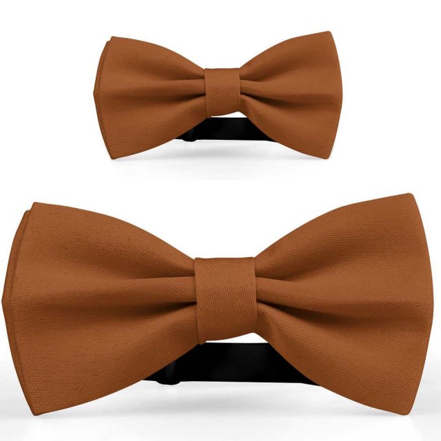 Set papioane tata fiu maro-caramel, uni